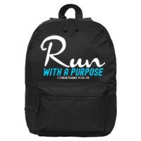 1 Corinthians 924 26 Run With A Purpose 16 in Basic Backpack