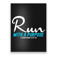 1 Corinthians 924 26 Run With A Purpose Poster