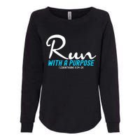 1 Corinthians 924 26 Run With A Purpose Womens California Wash Sweatshirt