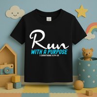 1 Corinthians 924 26 Run With A Purpose Toddler T-Shirt