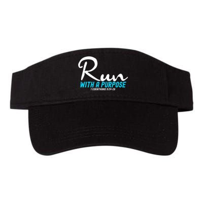 1 Corinthians 924 26 Run With A Purpose Visor