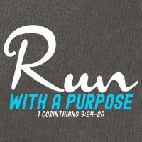 1 Corinthians 924 26 Run With A Purpose Cotton Canvas Backpack