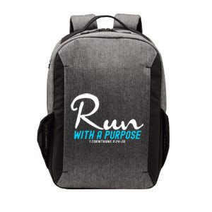 1 Corinthians 924 26 Run With A Purpose Vector Backpack