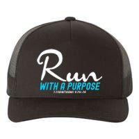 1 Corinthians 924 26 Run With A Purpose Yupoong Adult 5-Panel Trucker Hat