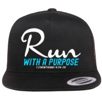 1 Corinthians 924 26 Run With A Purpose Flat Bill Trucker Hat