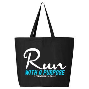 1 Corinthians 924 26 Run With A Purpose 25L Jumbo Tote