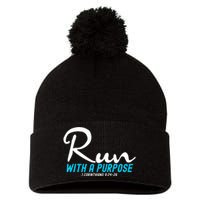 1 Corinthians 924 26 Run With A Purpose Pom Pom 12in Knit Beanie