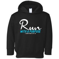 1 Corinthians 924 26 Run With A Purpose Toddler Hoodie