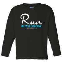 1 Corinthians 924 26 Run With A Purpose Toddler Long Sleeve Shirt