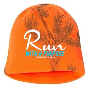 1 Corinthians 924 26 Run With A Purpose Kati - Camo Knit Beanie