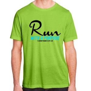 1 Corinthians 924 26 Run With A Purpose Adult ChromaSoft Performance T-Shirt