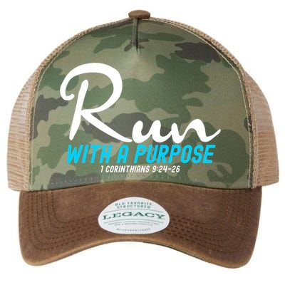 1 Corinthians 924 26 Run With A Purpose Legacy Tie Dye Trucker Hat