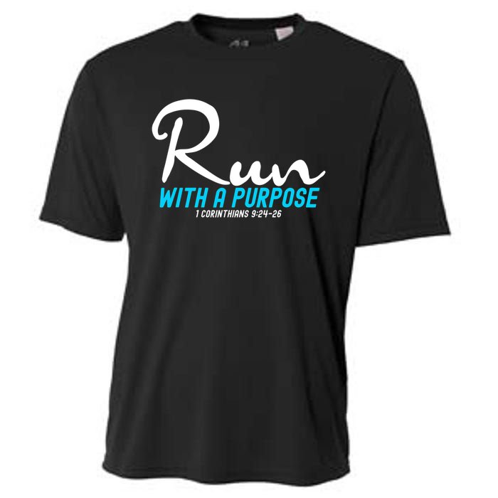 1 Corinthians 924 26 Run With A Purpose Cooling Performance Crew T-Shirt