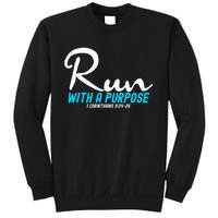 1 Corinthians 924 26 Run With A Purpose Sweatshirt