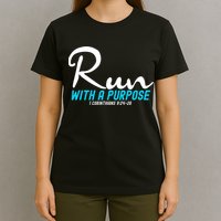 1 Corinthians 924 26 Run With A Purpose T-Shirt