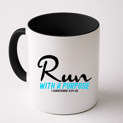 1 Corinthians 924 26 Run With A Purpose Mug