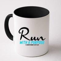 1 Corinthians 924 26 Run With A Purpose Mug