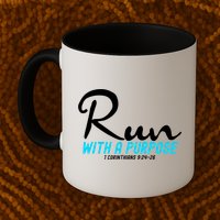 1 Corinthians 924 26 Run With A Purpose Mug