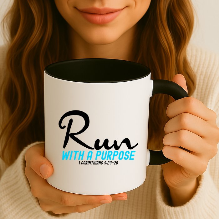 1 Corinthians 924 26 Run With A Purpose Mug