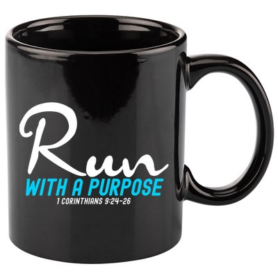 1 Corinthians 924 26 Run With A Purpose 11oz C Handle Ceramic Mug