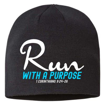 1 Corinthians 924 26 Run With A Purpose Sustainable Beanie