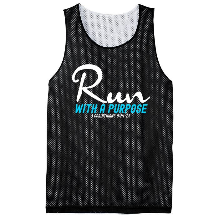 1 Corinthians 924 26 Run With A Purpose Mesh Reversible Basketball Jersey Tank