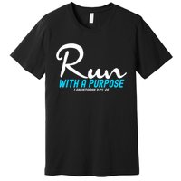 1 Corinthians 924 26 Run With A Purpose Premium T-Shirt