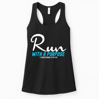 1 Corinthians 924 26 Run With A Purpose Womens Tank Top