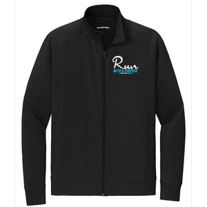 1 Corinthians 924 26 Run With A Purpose Stretch Full-Zip Cadet Jacket