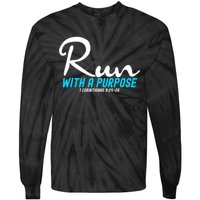 1 Corinthians 924 26 Run With A Purpose Tie-Dye Long Sleeve Shirt