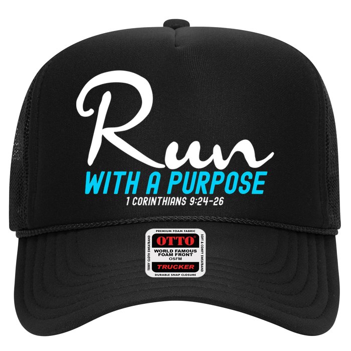 1 Corinthians 924 26 Run With A Purpose Trucker Hat