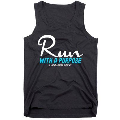 1 Corinthians 924 26 Run With A Purpose Tank Top