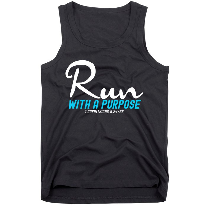 1 Corinthians 924 26 Run With A Purpose Tank Top