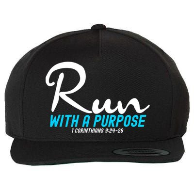 1 Corinthians 924 26 Run With A Purpose Wool Snapback Cap