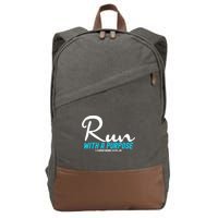 1 Corinthians 924 26 Run With A Purpose Cotton Canvas Backpack