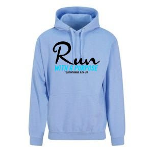 1 Corinthians 924 26 Run With A Purpose Unisex Surf Hoodie