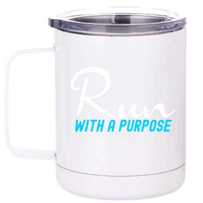 1 Corinthians 924 26 Run With A Purpose 12 oz Stainless Steel Tumbler Cup