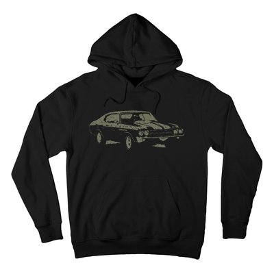 1970 Classic America Ss Muscle Car Hoodie