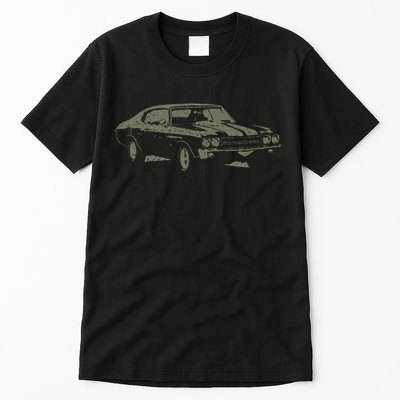 1970 Classic America Ss Muscle Car Tall T-Shirt