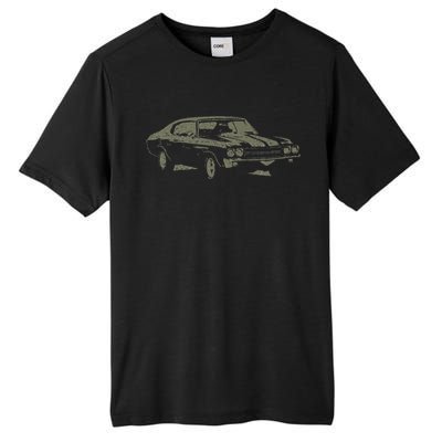 1970 Classic America Ss Muscle Car Tall Fusion ChromaSoft Performance T-Shirt