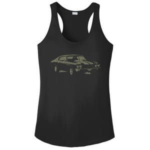 1970 Classic America Ss Muscle Car Ladies PosiCharge Competitor Racerback Tank