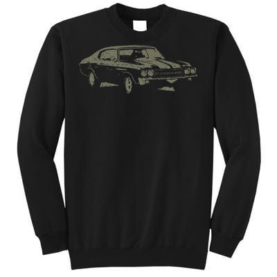 1970 Classic America Ss Muscle Car Tall Sweatshirt