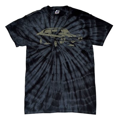 1970 Classic America Ss Muscle Car Tie-Dye T-Shirt