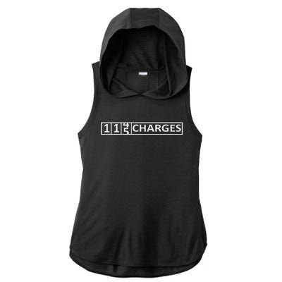 115 Charges Banner Ladies PosiCharge Tri-Blend Wicking Draft Hoodie Tank