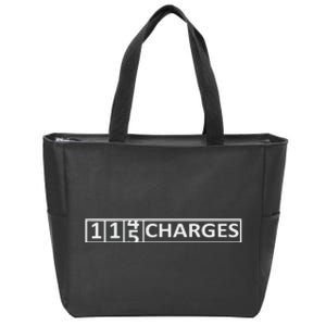 115 Charges Banner Zip Tote Bag