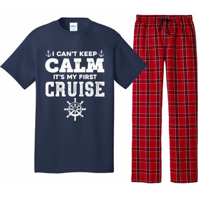 1st Cruise CanT Keep Calm ItS My First Cruise Pajama Set