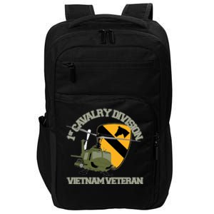 1st Cavalry Division Vietnam Veteran Uh1 Gunship Veteran Day Gift Impact Tech Backpack