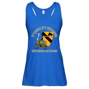 1st Cavalry Division Vietnam Veteran Uh1 Gunship Veteran Day Gift Ladies Essential Flowy Tank