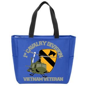 1st Cavalry Division Vietnam Veteran Uh1 Gunship Veteran Day Gift Zip Tote Bag