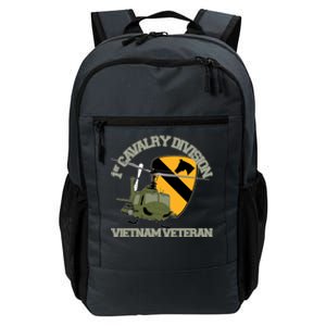 1st Cavalry Division Vietnam Veteran Uh1 Gunship Veteran Day Gift Daily Commute Backpack